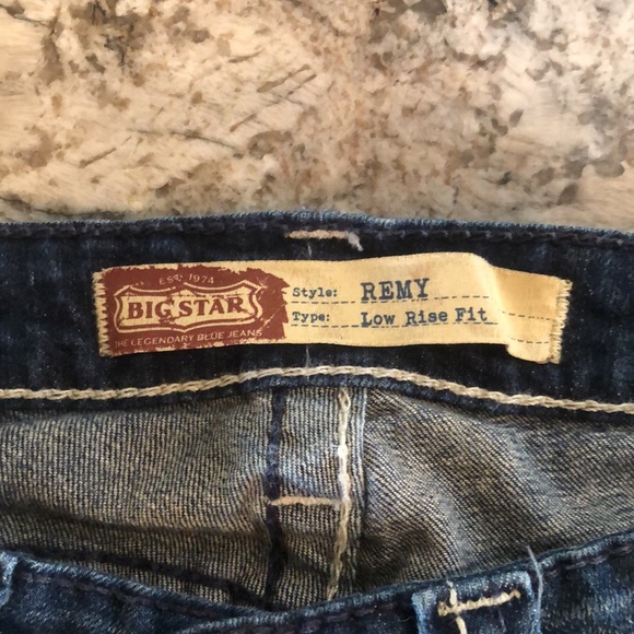 Sz 27L Women’s Big Star Remy Low-Rise Jeans - Picture 3 of 5
